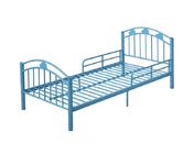 Blue Childrens Metal Bed Frame , Metal Toddler Bed Environmental Protection