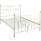 Durable Adult King Size Metal Bed , Queen Metal Platform Bed Frame