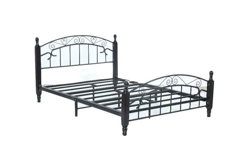Special Design Industrial Pipe Bed Frame , Wrought Iron Double Bed