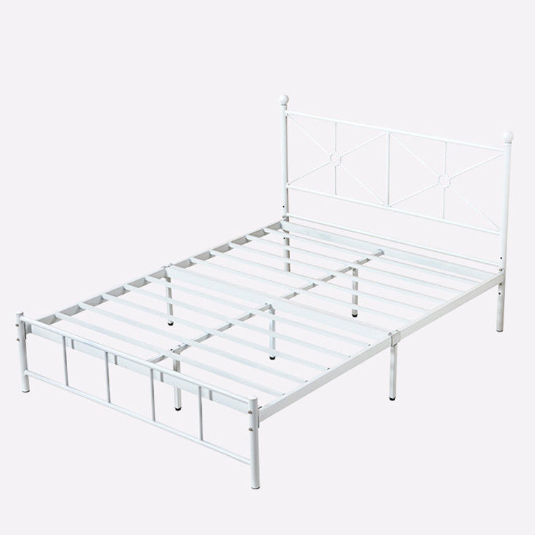 Strong Stable Cast Iron Double Bed , Metal Bedstead Double ISO9001